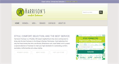 Desktop Screenshot of harrisonsfootwear.com